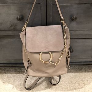 Chloe Faye Backpack in Motty Gray Medium